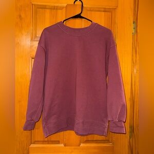 Lululemon Perfectly Oversized Crew Smoky Red